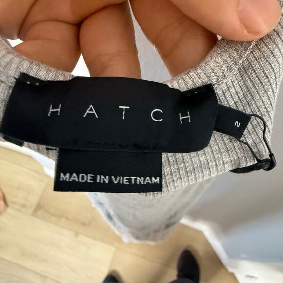NWT Hatch THE LONG BODY TANK DRESS in Gray - Picture 4 of 7